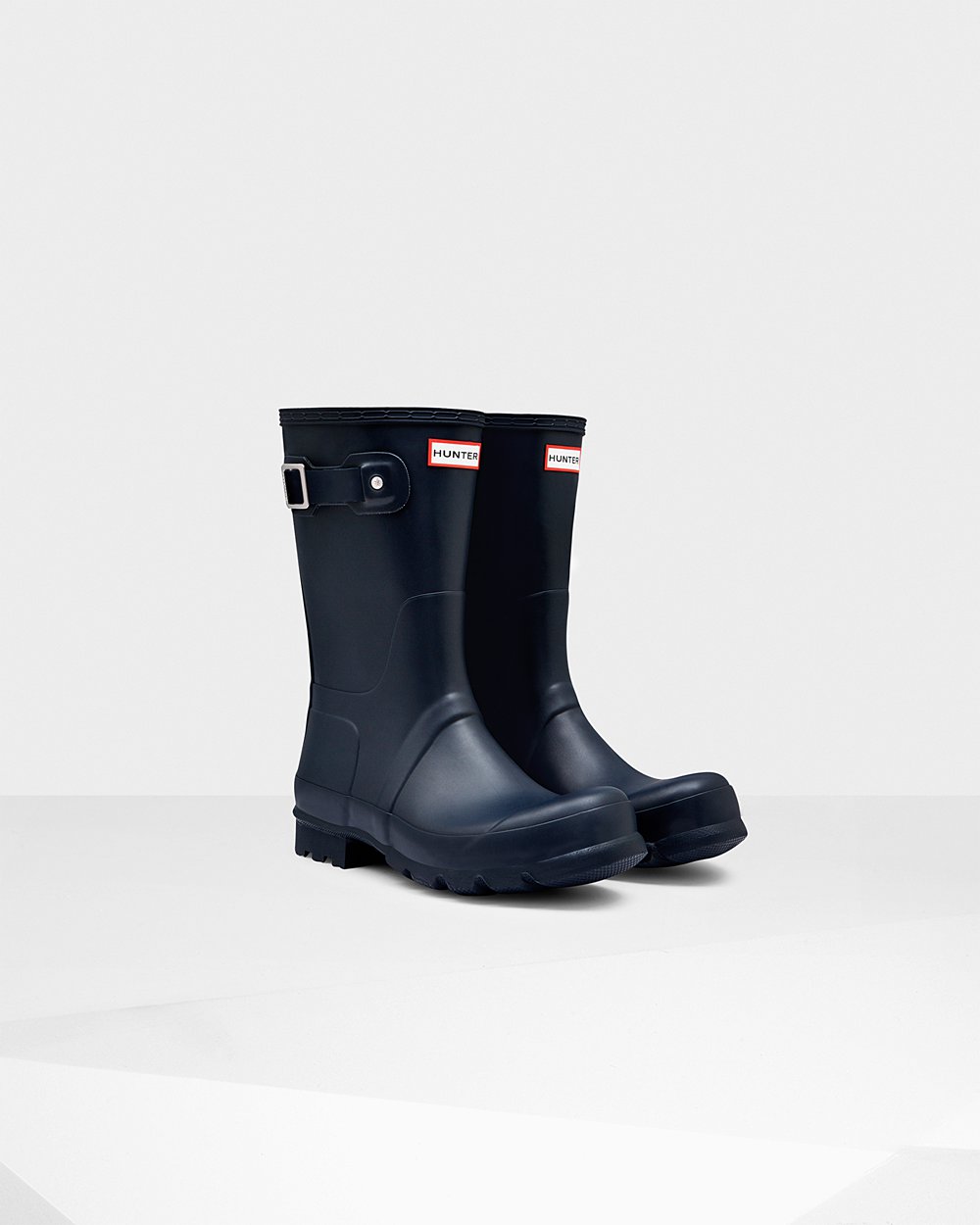 Men Hunter Original | Short Rain Boots Navy | NZ-56821-WTIK